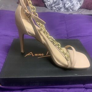 New Sexy Chain Detail Heel Sandal - Sz 10